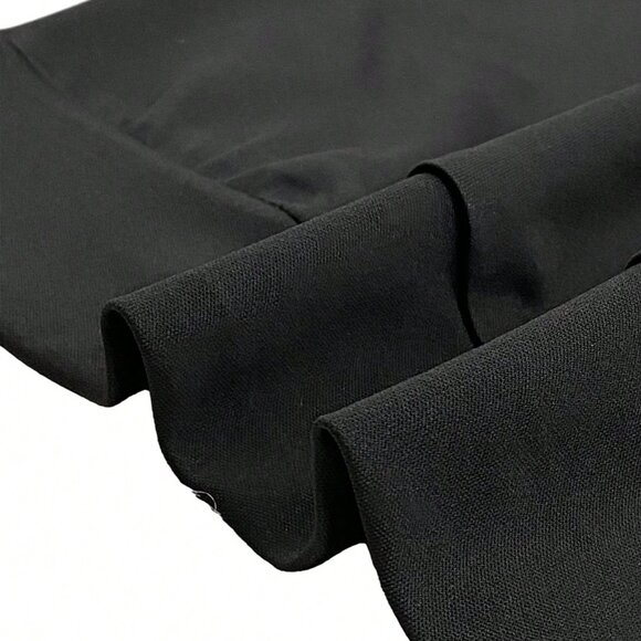 Black Casual Women's Leopard Patchwork Top and Pants Set - Picture 5 of 8